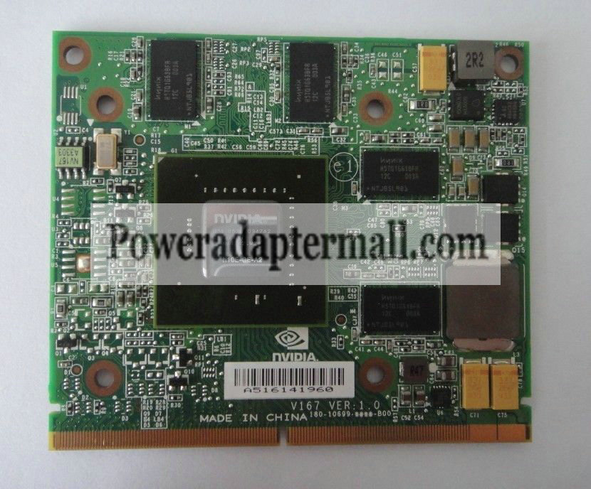 NVIDIA GeForce GTS250M 1GB DDR3 MS-V167 VGA Graphics Card